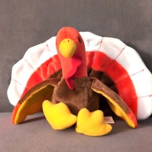Turkey Thanksgiving TY Beanie Baby Gobble